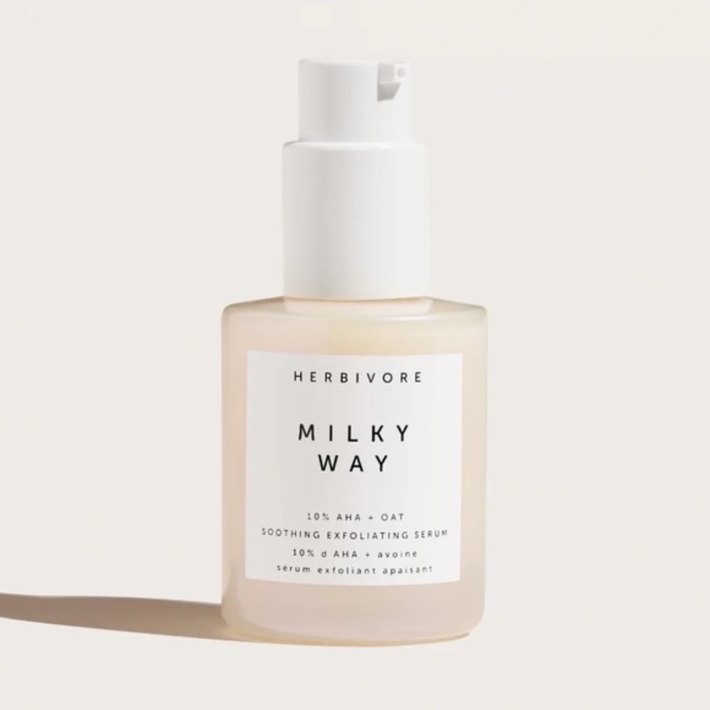 Herbivore Milky Way 10% AHA + Oat Soothing Exfoliating Serum